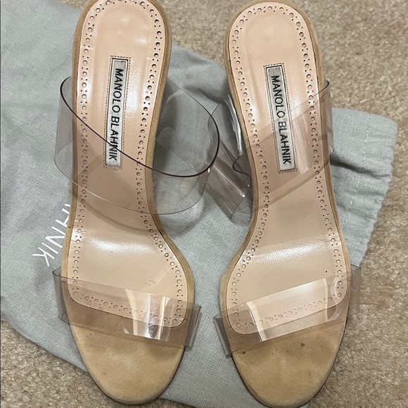 Manolo Blahnik Transparent Heels